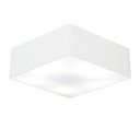 Ver imagem 1 de Plafon Quadrado Md-3052 Cupula em Tecido 15/60x60cm Branco