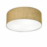 Plafon Cilindrico Md-3047 Cupula em Tecido 45x15cm Palha - 1