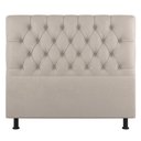 Ver imagem 3 de Cabeceira Cama Box Casal King Size Nice 195cm Suede Bege - Desk Design