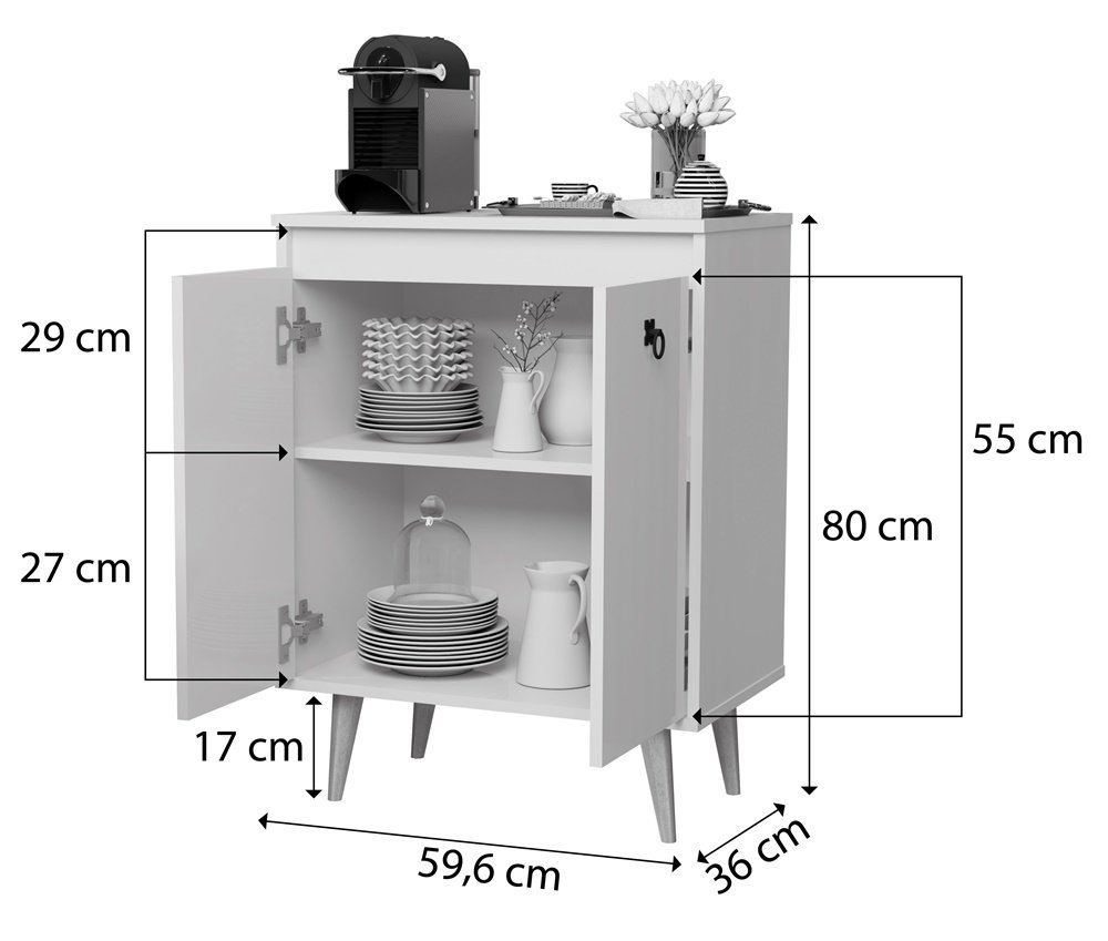 Buffet Dream Classic Branco - 4