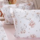 Ver imagem 4 de Jogo de Cama Solteiro 200 Fios Estampado 3 Pçs 90x190x35 Lyrical