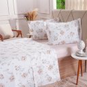 Ver imagem 2 de Jogo de Cama Solteiro 200 Fios Estampado 3 Pçs 90x190x35 Lyrical