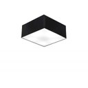 Ver imagem 1 de Plafon Quadrado Md-3000 Cupula Tecido 12/25x25cm Preto