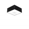 Plafon Quadrado Md-3000 Cupula Tecido 12/25x25cm Preto - 1