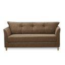 Ver imagem 4 de Sofá 3 Lugares Living para Sala Leblon 180cm Linho E03 - D'Rossi Cor Marrom Cacau