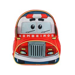 Mochila Infantil com Alças - Bombeiro Volta As Aulas - 1