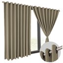 Ver imagem 3 de Cortina Blackout Blecaute Brenda 5,00 X 2,60 Quarto Bege
