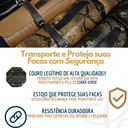 Ver mais imagens de Estojo de Facas Chef Estojo Facas Couro
