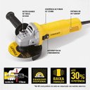 Ver imagem 5 de Lixadeira Esmerilhadeira Angular 620W 4.1/2 Stanley 110 220V