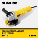 Ver imagem 2 de Lixadeira Esmerilhadeira Angular 620W 4.1/2 Stanley 110 220V