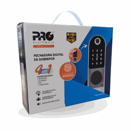 Fechadura Digital de Sobrepor 4 em 1 Proeletronic Mod. 2023 - 3