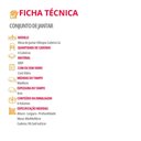 Ver imagem 6 de Sala de Jantar Mesa 90cm Olímpia em Mdf com Vidro Canto Copo 4 Cadeiras Liz Moderna Mobilia