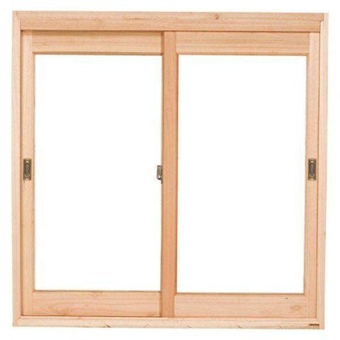 Janela de Correr Lisa JE221 Esel 100x120x12cm Marrom