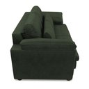 Ver imagem 7 de Sofá Retrátil Manual Sala de Estar Nolan Bipartido 250cm Conforto Premium em Couro Verde Manchado G5