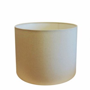 Cupula em Tecido Cilindrica Abajur Luminária CP-4146 40x30cm Algodao Cru