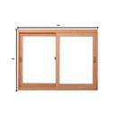 Ver imagem 3 de Janela de Correr Lisa Je221 Esel 100x150x12cm