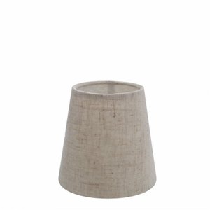 Cupula em Tecido Cone Abajur Luminária CP-2004 14/08x13cm Rustica Bege