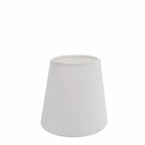 Cupula em Tecido Cone Abajur Luminária CP-2004 14/08x13cm Branca