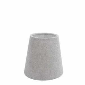 Cupula em Tecido Cone Abajur Luminária CP-2004 14/08x13cm Cinza