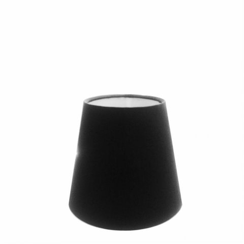 Cupula em Tecido Cone Abajur Luminária CP-2004 14/08x13cm Preto