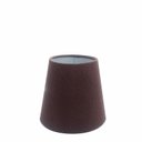 Ver imagem 1 de Cupula em Tecido Cone Abajur Luminária CP-2004 14/08x13cm Cafe