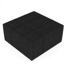 Ver imagem 6 de Puff Decorativo para Sala de Estar Quadrado Milano 90x90cm W01 Linho Chumbo - Lyam Decor