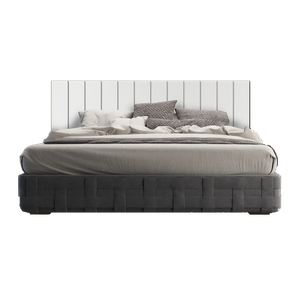 Cabeceira Cama Queen Lambri Painel Mdf Parede Rack 174x60cm