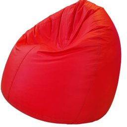 Puff Gota Mariju - Vermelho - Já com Enchimento - Conforto e Estilo para Sala, Quarto, Escritório, G - 2
