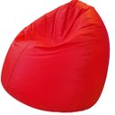 Ver imagem 2 de Puff Gota Mariju - Vermelho - Já com Enchimento - Conforto e Estilo para Sala, Quarto, Escritório, G