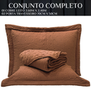 Ver imagem 6 de Cobreleito Queen Size 300 Fios Melynda Bordado Super Elegante:terracota