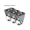 Ver imagem 1 de Rodízio Fixo Sofá Retratil Anti Risco Roda 35mm 4 Peças+Paraf