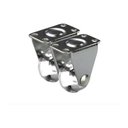 Ver imagem 2 de Rodízio Fixo Sofá Retratil Anti Risco Roda 35mm 4 Peças+Paraf