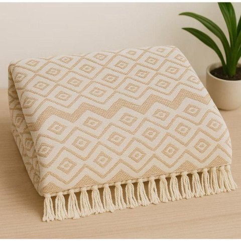 Manta para Sofá Gigante Luxo King 3m x 1,80m Protetora Decorativa 100% Algodão Oem