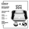 Cuba Aço Inox 304 N 0 40x34x17 - 2