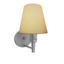 Ver imagem 1 de Arandela Cone Md-2013 Cinza C/ Inter Liga e Desl Cupula Tecido Algodao Cru