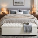 Ver imagem 2 de Puff Baú 140cm Hermione Facto Off White - Sallar Home