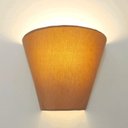 Ver imagem 1 de Arandela Retro Cone Md-2001 Cupula Tecido 25/26x13cm Palha