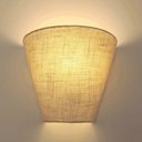 Ver imagem 1 de Arandela Retro Cone Md-2001 Cupula Tecido 25/26x13cm Rustico Bege