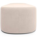 Ver imagem 4 de Kit 02 Puffs Decorativos Orgânico para Living Quarto 195cm Doha W01 Suede Bege - Lyam Decor