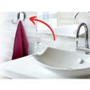 Ver imagem 3 de Cabide de parede duplo adesivo - Branco