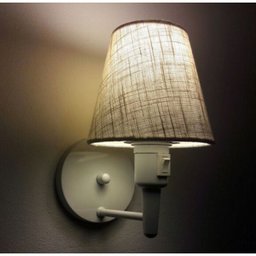 Kit/2 Arandela Cone Md-2013 Branca C/ Inter Liga e Desl Cupula Tec Rustico Bege - 3 Kit/2 Arandela Cone Md-2013 Branca C/ Inter Liga e Desl Cupula Tec Rustico Bege - 3