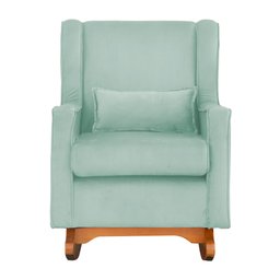 Poltrona Balanço Aurora Veludo Cores - DS Estofados Poltrona Aurora Acqua - 3