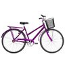 Bicicleta Feminina Aro 26 Poti Alumínio Natural Cor Violeta - 1