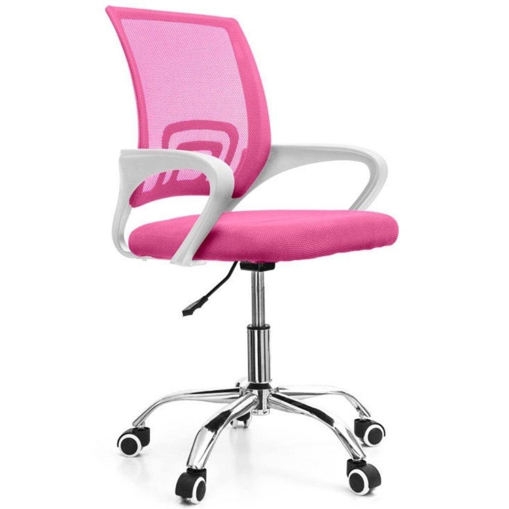 Cadeira de Escritório com Base Cromada Prizi Essencial - Ros