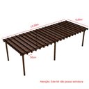 Ver imagem 2 de Kit Policarbonato Bronze 4mm 12,00m X 6,00m - Perfis Naturais