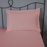 Porta Travesseiro 1 Peça Dia a Dia 70 X 50cm Algodão Percal 140 Fios Rose - 2