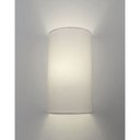Ver imagem 1 de Arandela Meia Cana Md-2031 Cupula Tecido 30/18x16cm Branco