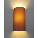 Ver imagem 1 de Arandela Meia Cana Md-2031 Cupula Tecido 30/18x16cm Palha