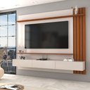 Ver imagem 1 de Painel para TV até 70 Polegadas Avanti Ripado Cinamomo/Off White - Panorama Móveis