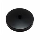 Ver imagem 1 de Kit/2 Canopla Lustre Pendente Cilindrica Md-1004 11x1,2mm Preto